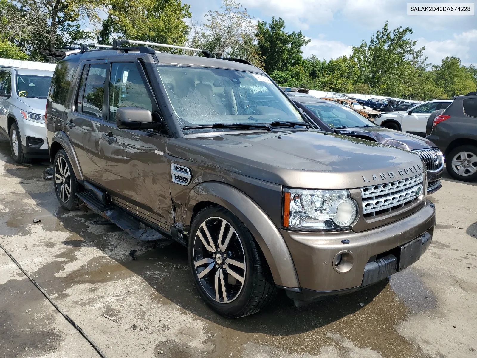 2013 Land Rover Lr4 Hse Luxury VIN: SALAK2D40DA674228 Lot: 68143714