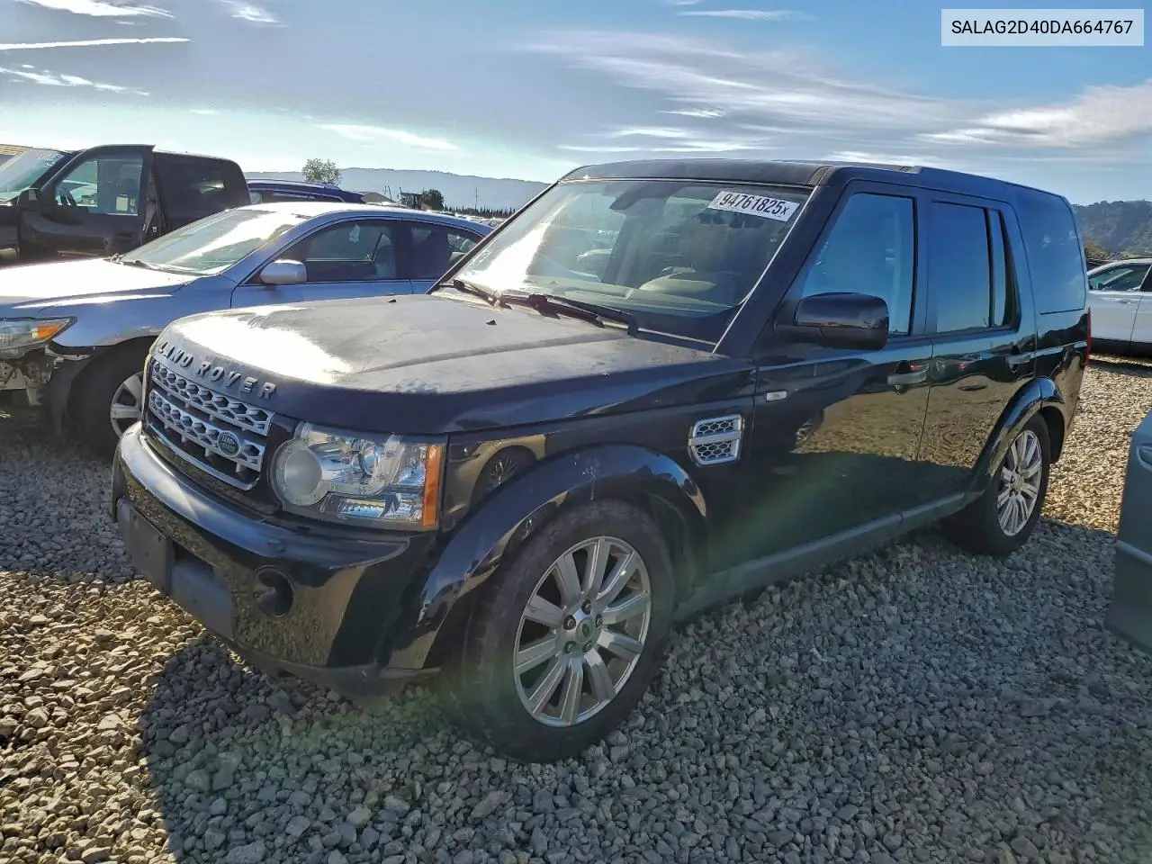 SALAG2D40DA664767 2013 Land Rover Lr4 Hse