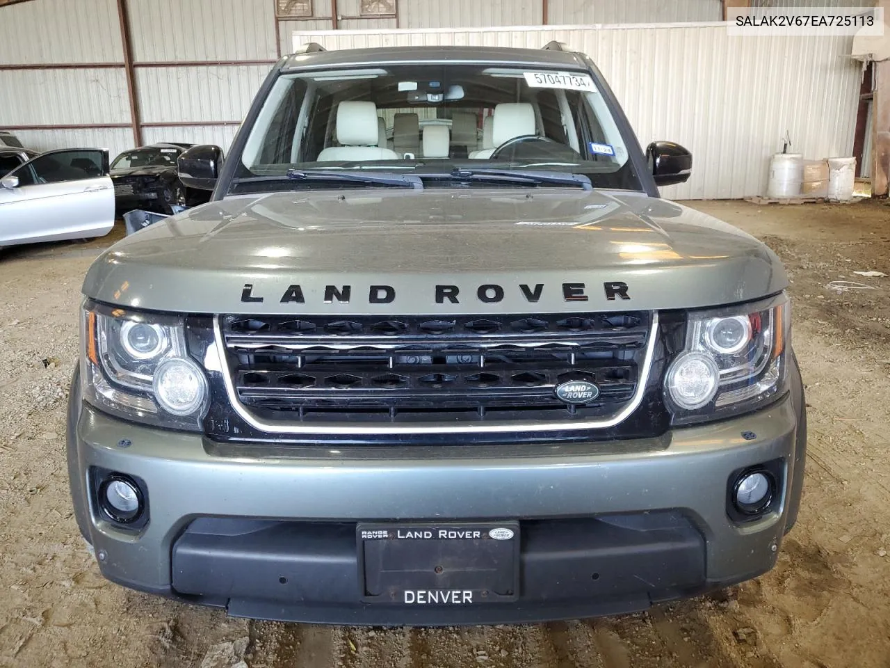 2014 Land Rover Lr4 Hse Luxury VIN: SALAK2V67EA725113 Lot: 57047734