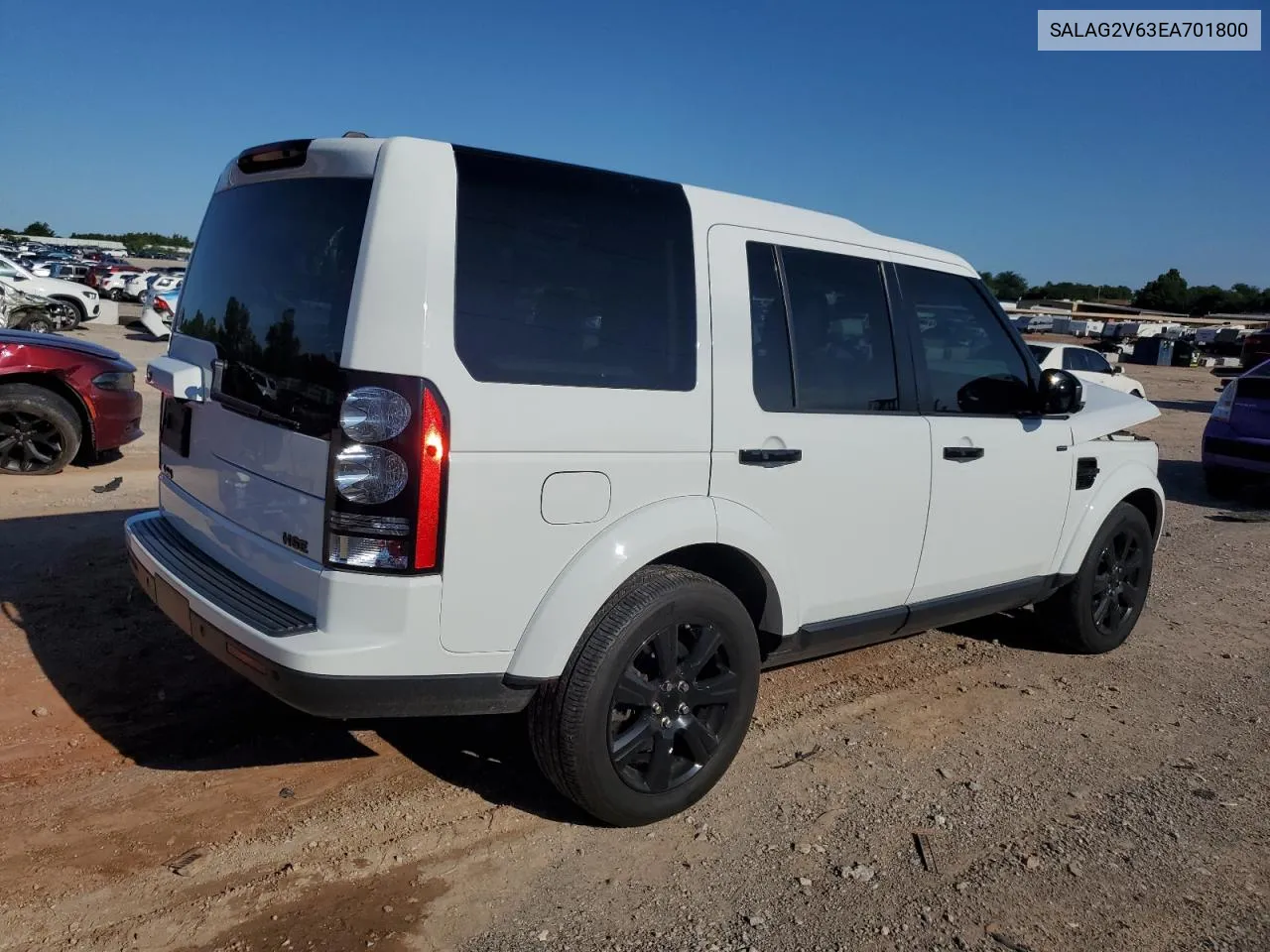 2014 Land Rover Lr4 Hse VIN: SALAG2V63EA701800 Lot: 57599724