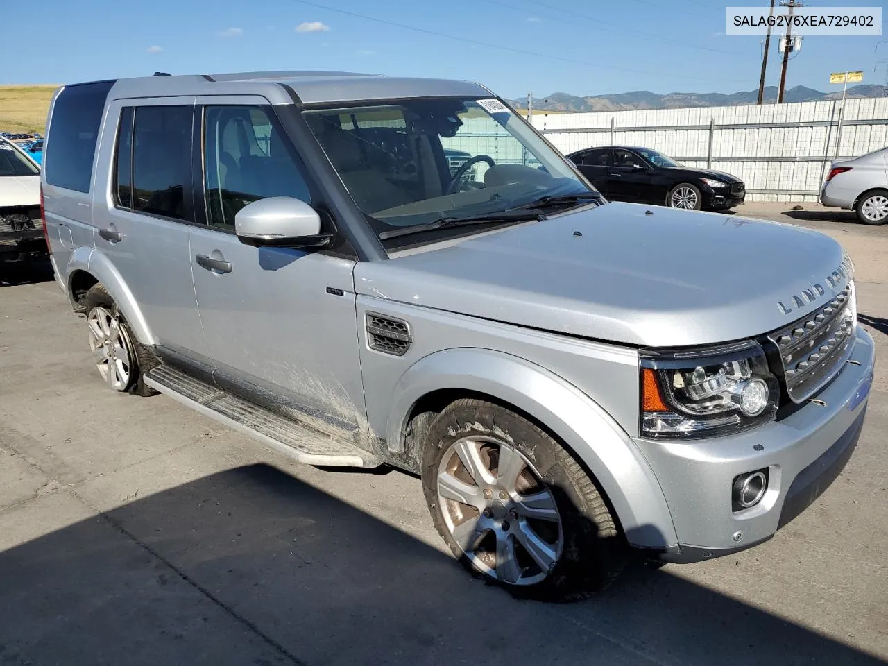 2014 Land Rover Lr4 Hse VIN: SALAG2V6XEA729402 Lot: 61840084