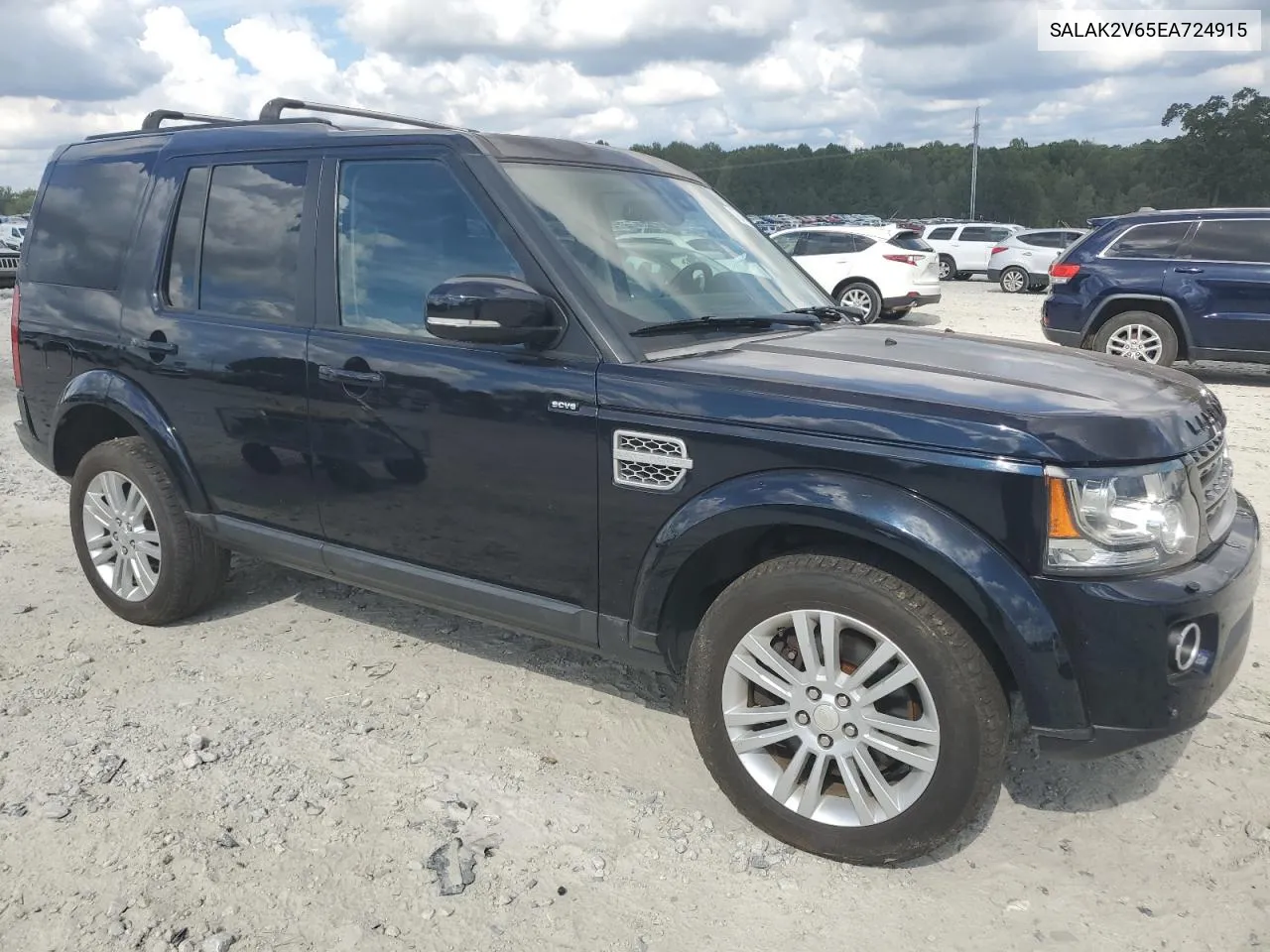 2014 Land Rover Lr4 Hse Luxury VIN: SALAK2V65EA724915 Lot: 72478034