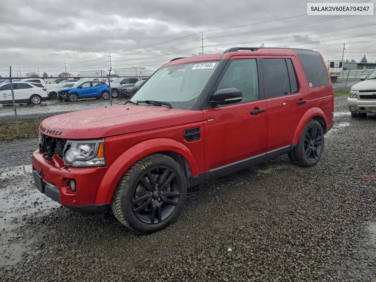 SALAK2V60EA704247 2014 Land Rover Lr4 Hse Luxury