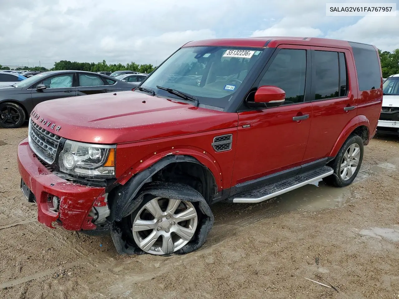 2015 Land Rover Lr4 Hse VIN: SALAG2V61FA767957 Lot: 55132236