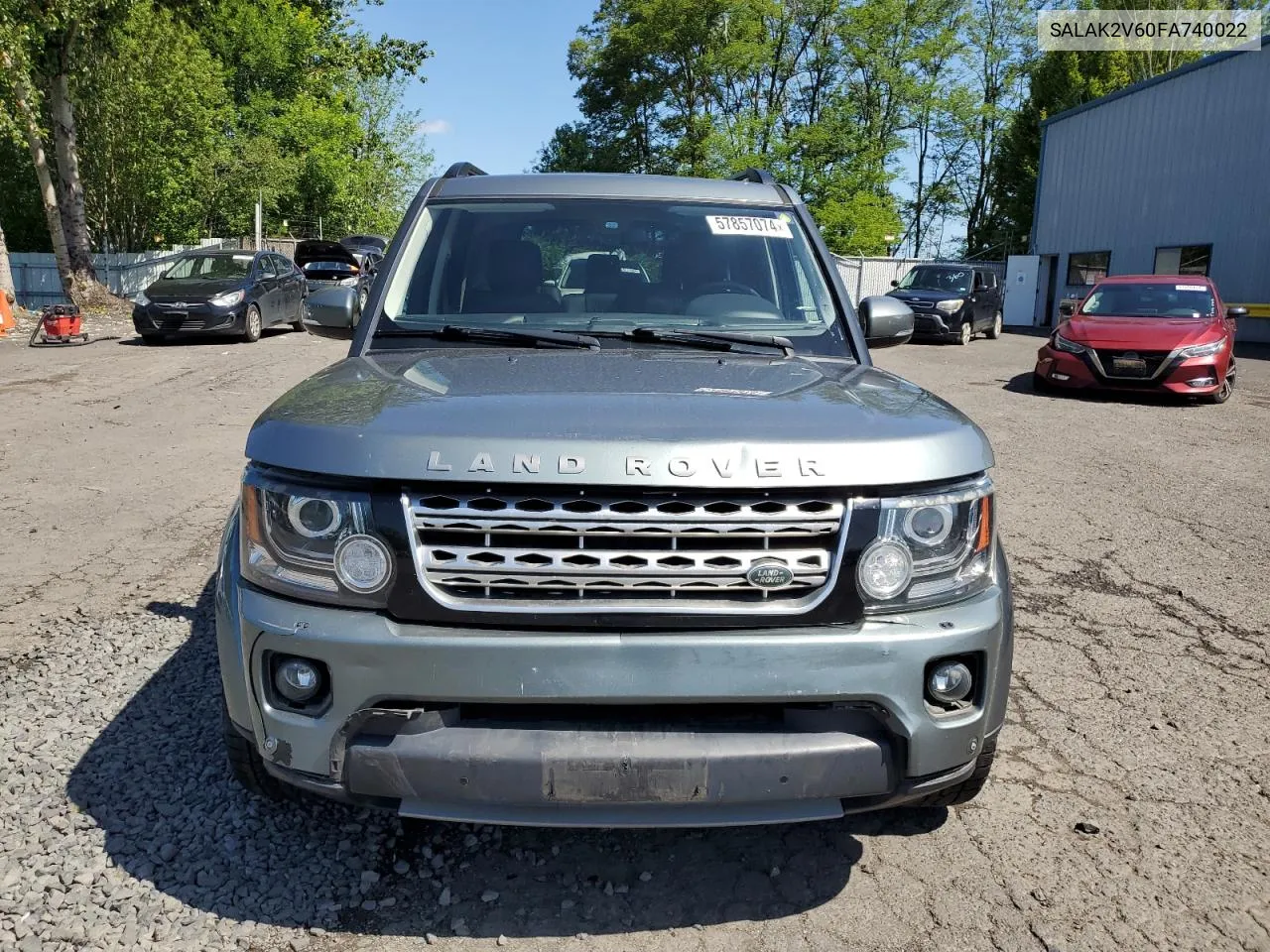 2015 Land Rover Lr4 Hse Luxury VIN: SALAK2V60FA740022 Lot: 57857074