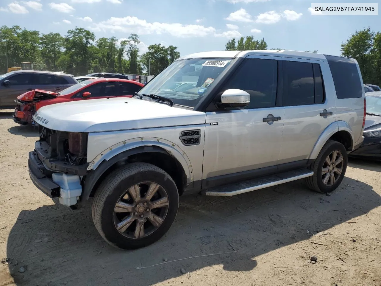 SALAG2V67FA741945 2015 Land Rover Lr4 Hse