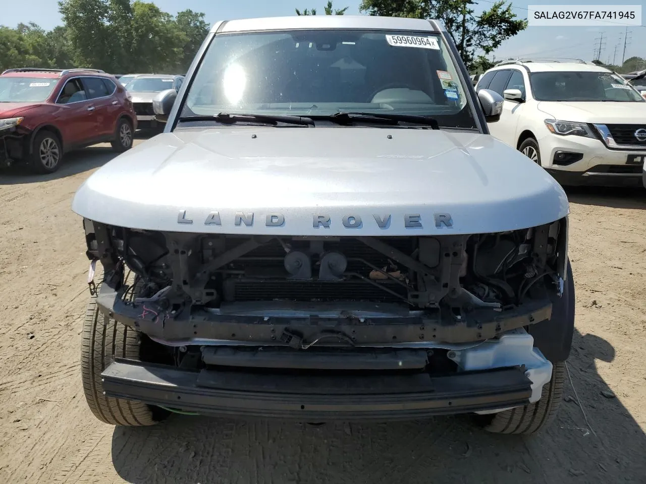 2015 Land Rover Lr4 Hse VIN: SALAG2V67FA741945 Lot: 59960964