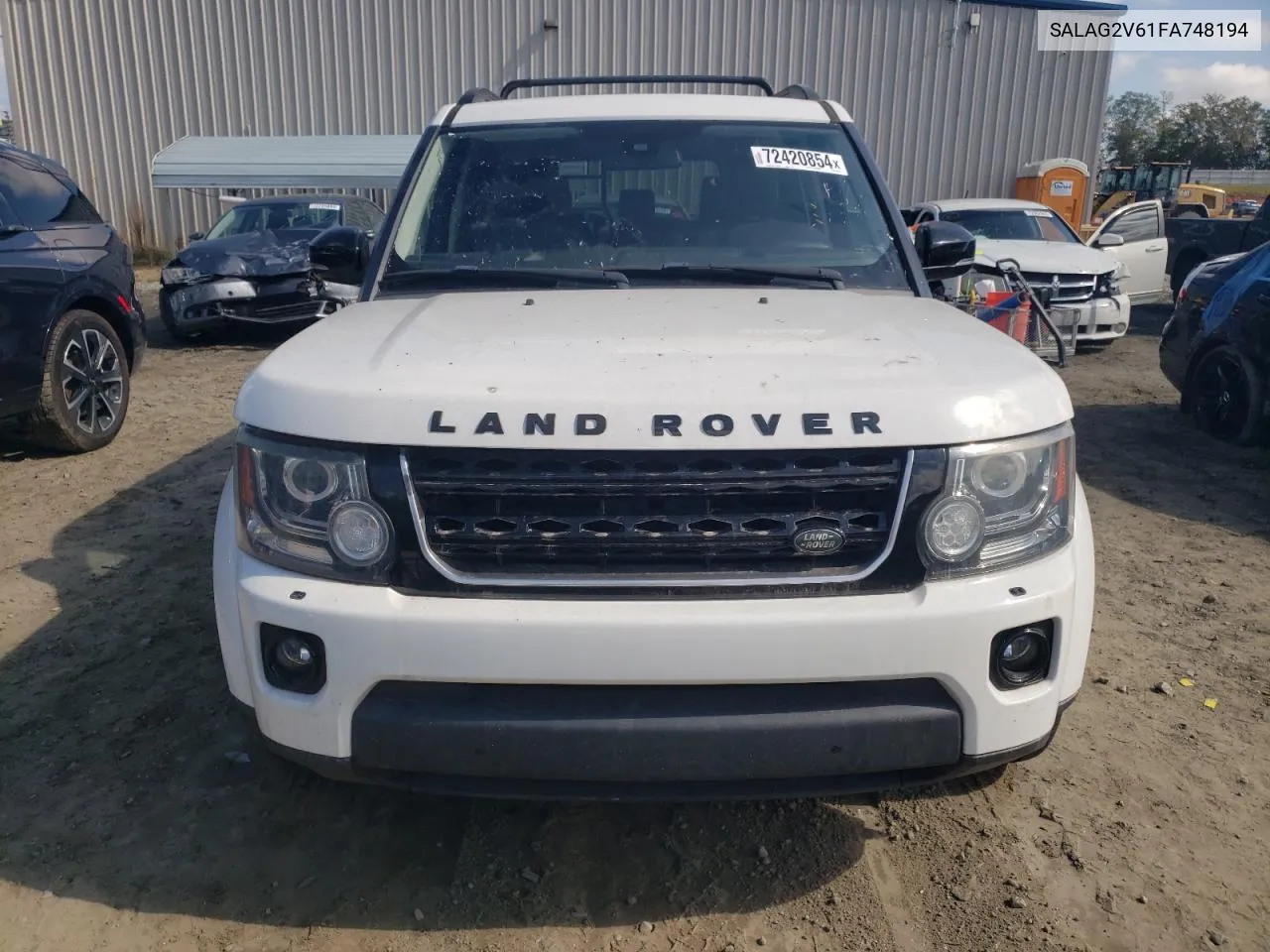 2015 Land Rover Lr4 Hse VIN: SALAG2V61FA748194 Lot: 72420854