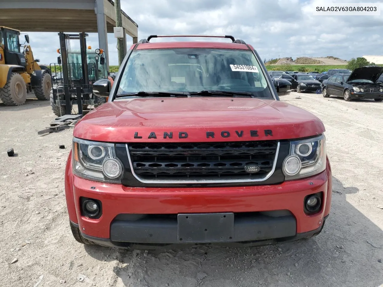 SALAG2V63GA804203 2016 Land Rover Lr4 Hse