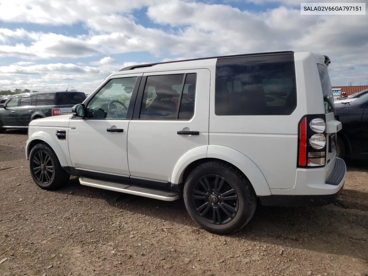 2016 Land Rover Lr4 Hse VIN: SALAG2V66GA797151 Lot: 55942054