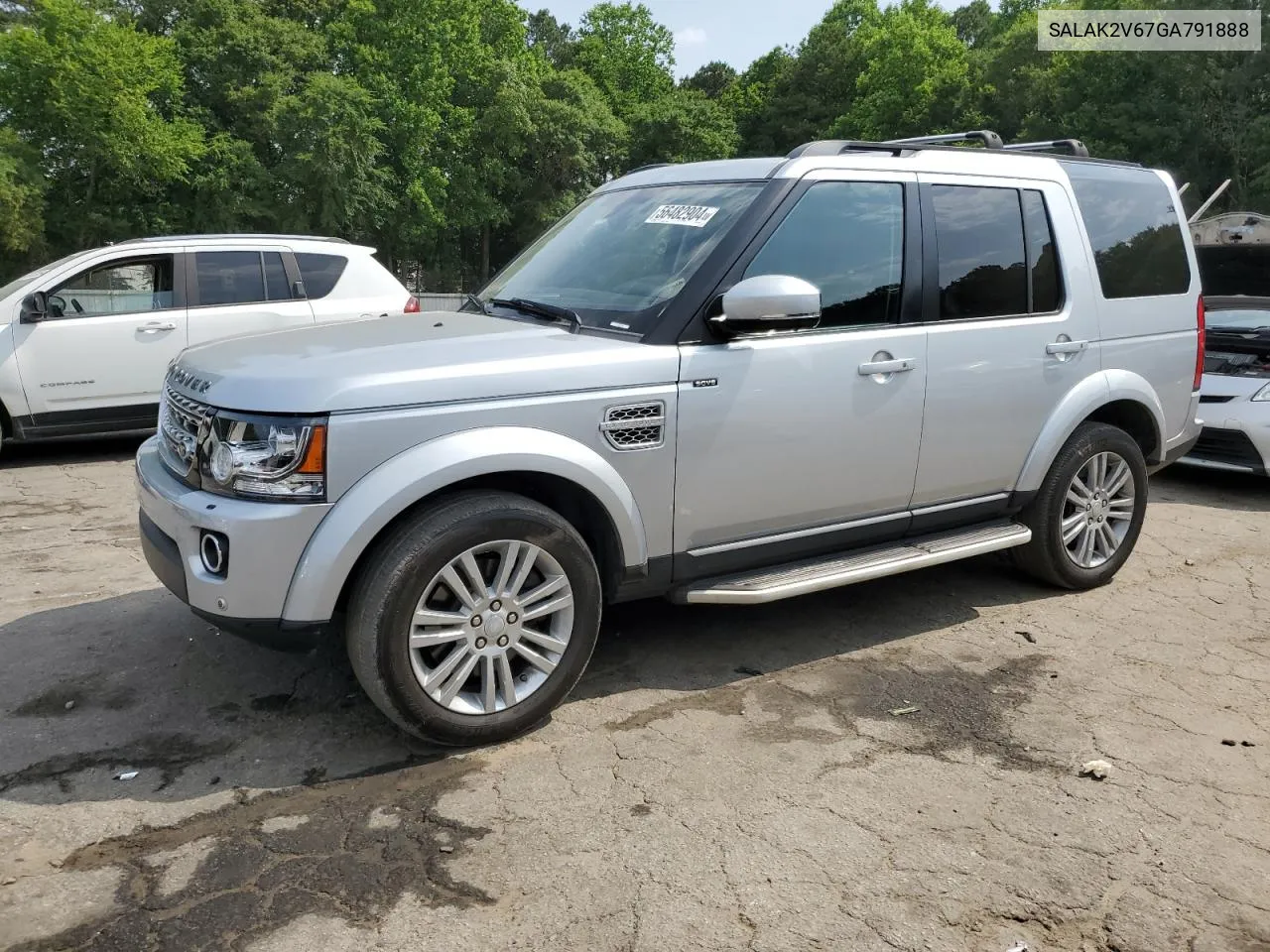 2016 Land Rover Lr4 Hse Luxury VIN: SALAK2V67GA791888 Lot: 56482904