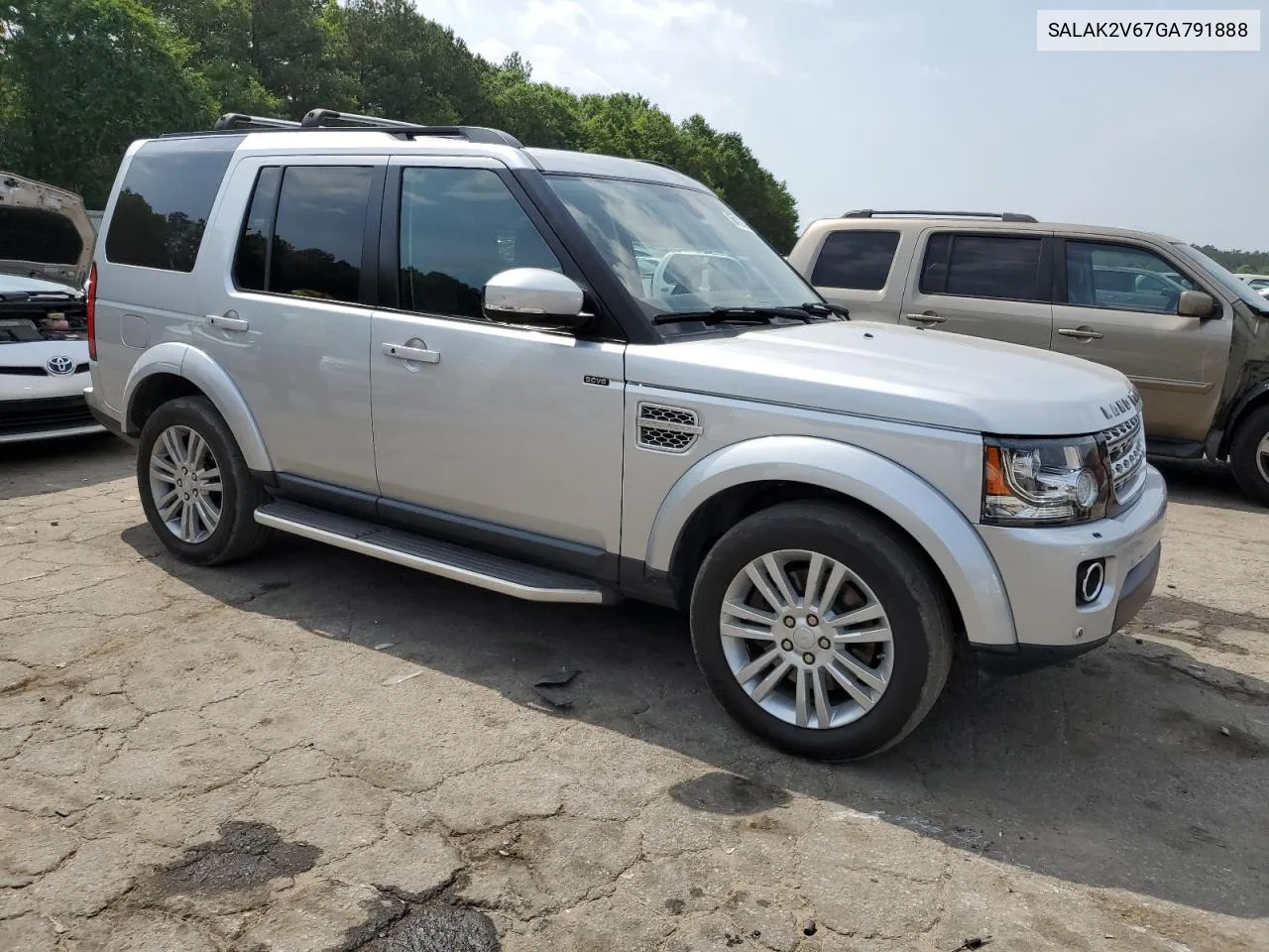 2016 Land Rover Lr4 Hse Luxury VIN: SALAK2V67GA791888 Lot: 56482904