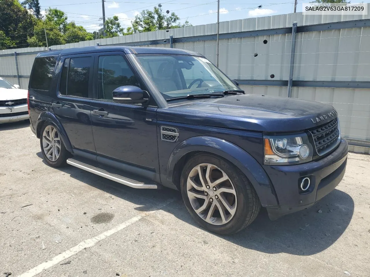 SALAG2V63GA817209 2016 Land Rover Lr4 Hse