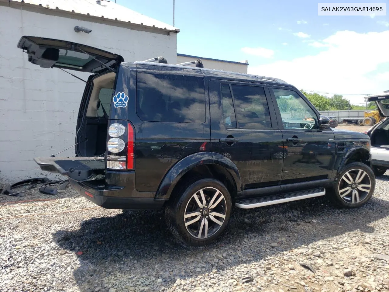 2016 Land Rover Lr4 Hse Luxury VIN: SALAK2V63GA814695 Lot: 57342494