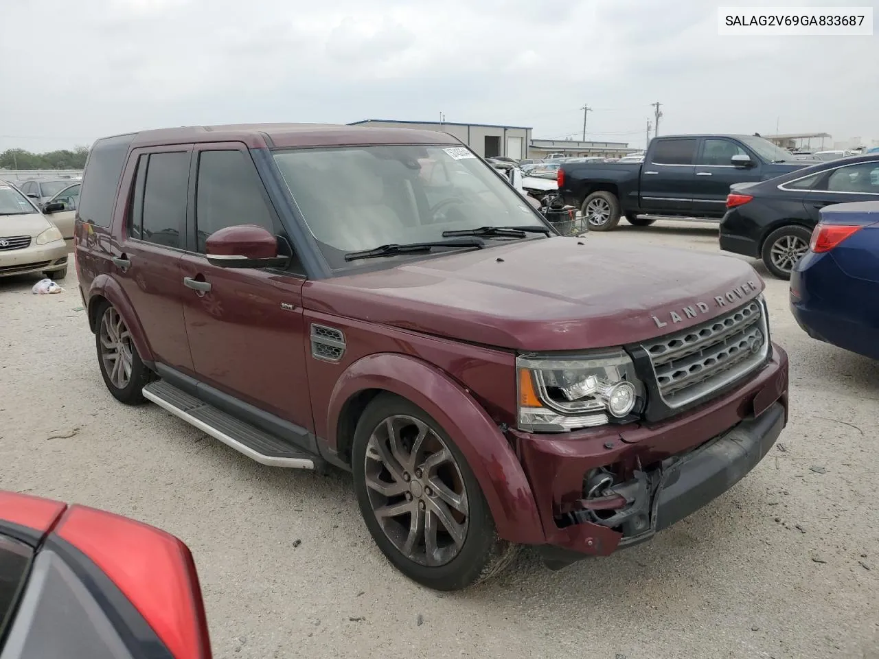 SALAG2V69GA833687 2016 Land Rover Lr4 Hse