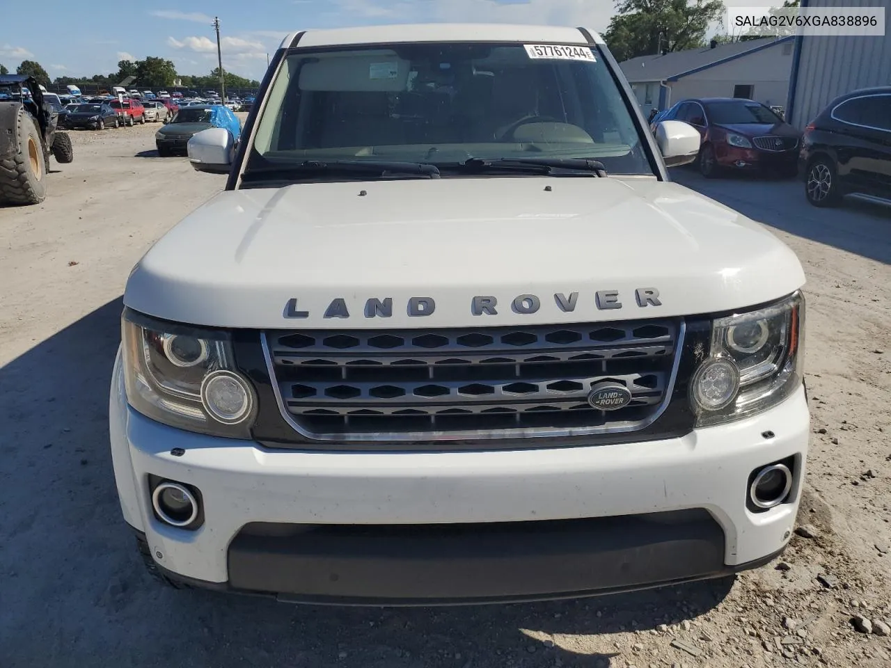 2016 Land Rover Lr4 Hse VIN: SALAG2V6XGA838896 Lot: 57761244