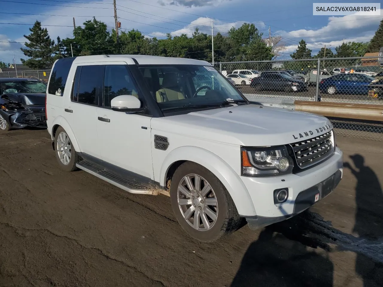 2016 Land Rover Lr4 VIN: SALAC2V6XGA818241 Lot: 57765864