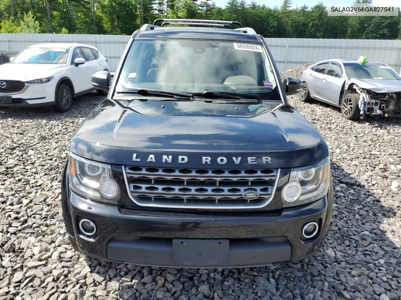 2016 Land Rover Lr4 Hse VIN: SALAG2V66GA827541 Lot: 58936924