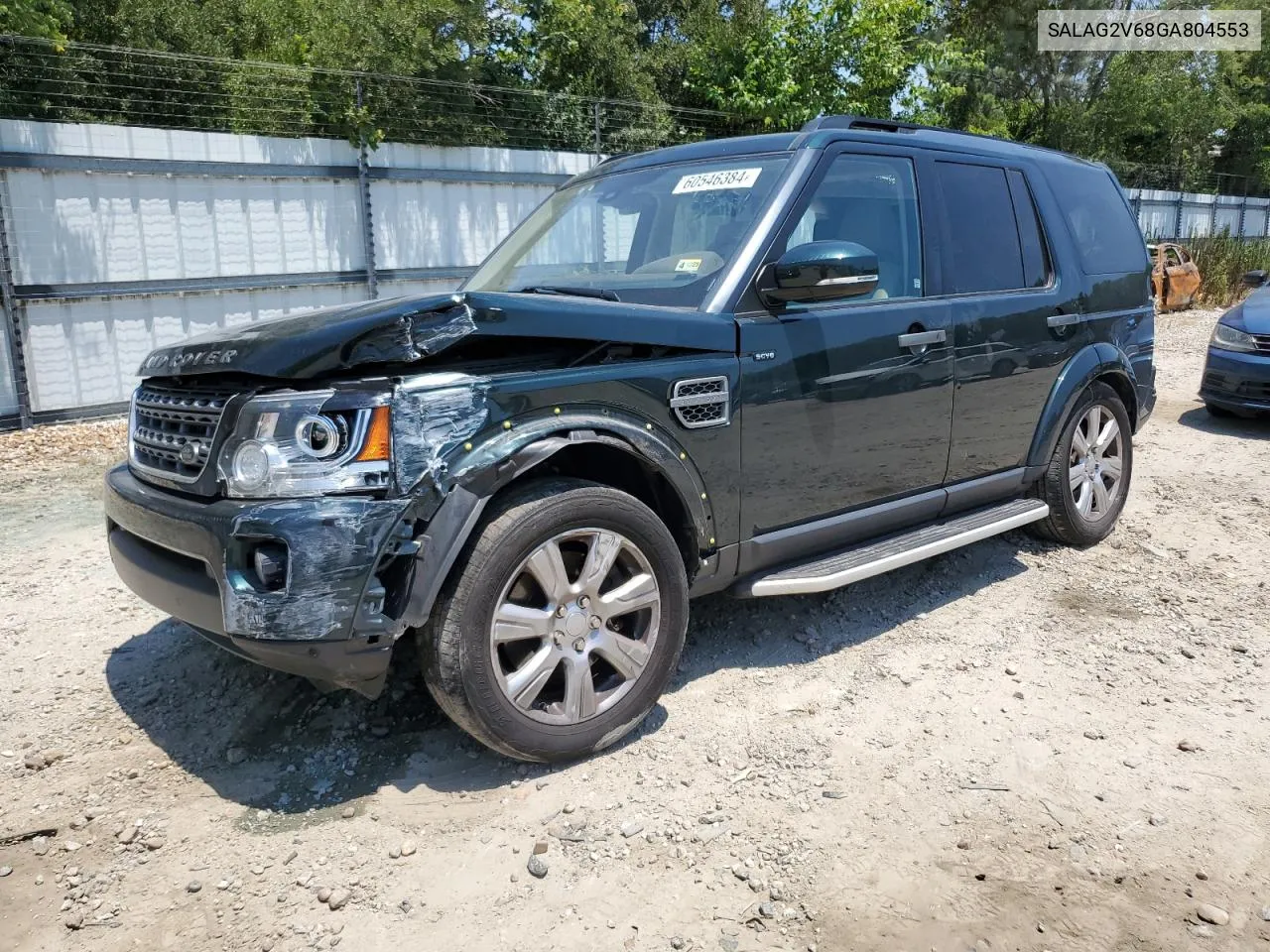 2016 Land Rover Lr4 Hse VIN: SALAG2V68GA804553 Lot: 60546384