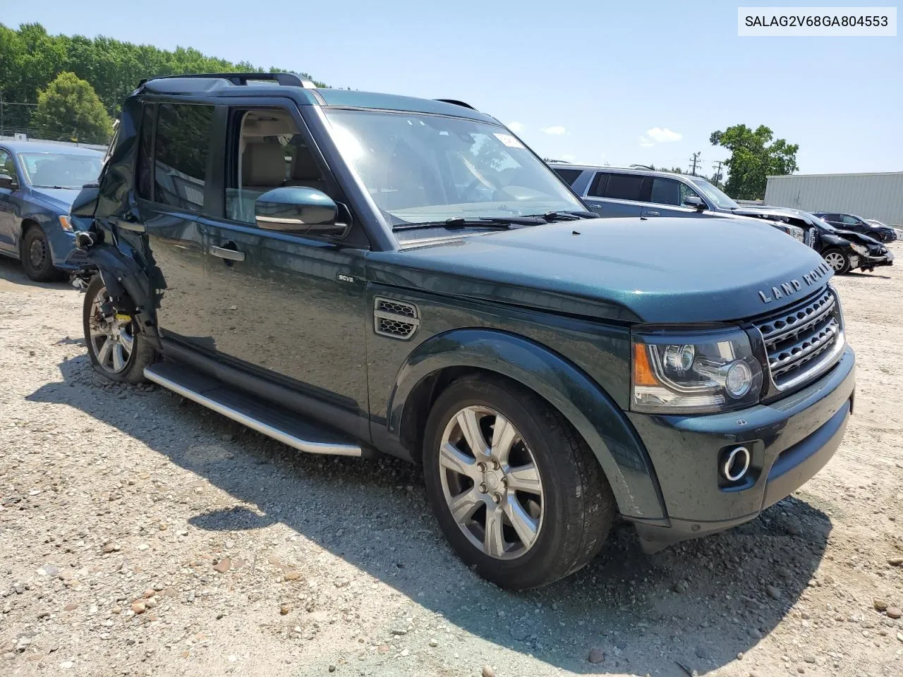 SALAG2V68GA804553 2016 Land Rover Lr4 Hse