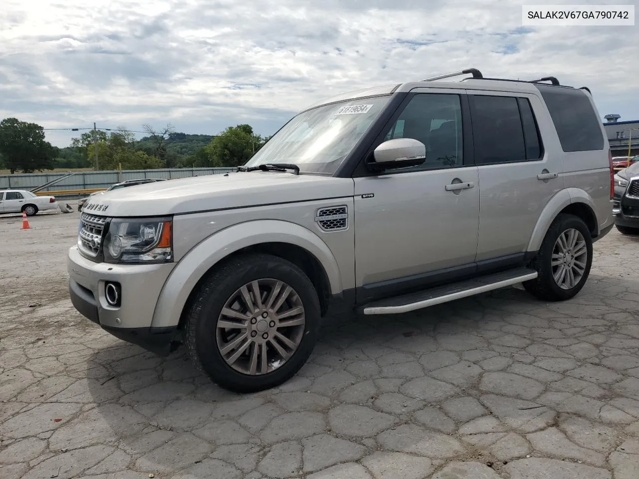 2016 Land Rover Lr4 Hse Luxury VIN: SALAK2V67GA790742 Lot: 61819654