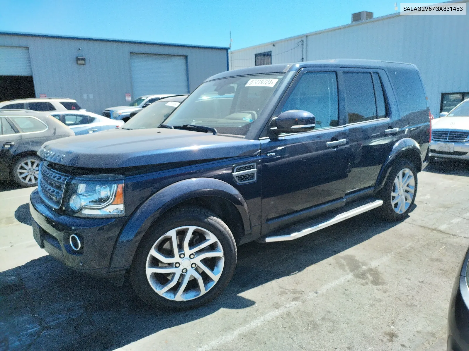 2016 Land Rover Lr4 Hse VIN: SALAG2V67GA831453 Lot: 67419724