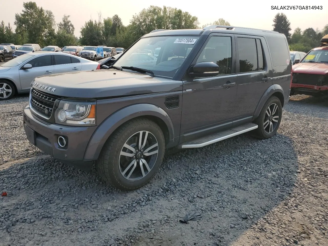 2016 Land Rover Lr4 Hse Luxury VIN: SALAK2V67GA814943 Lot: 70517504