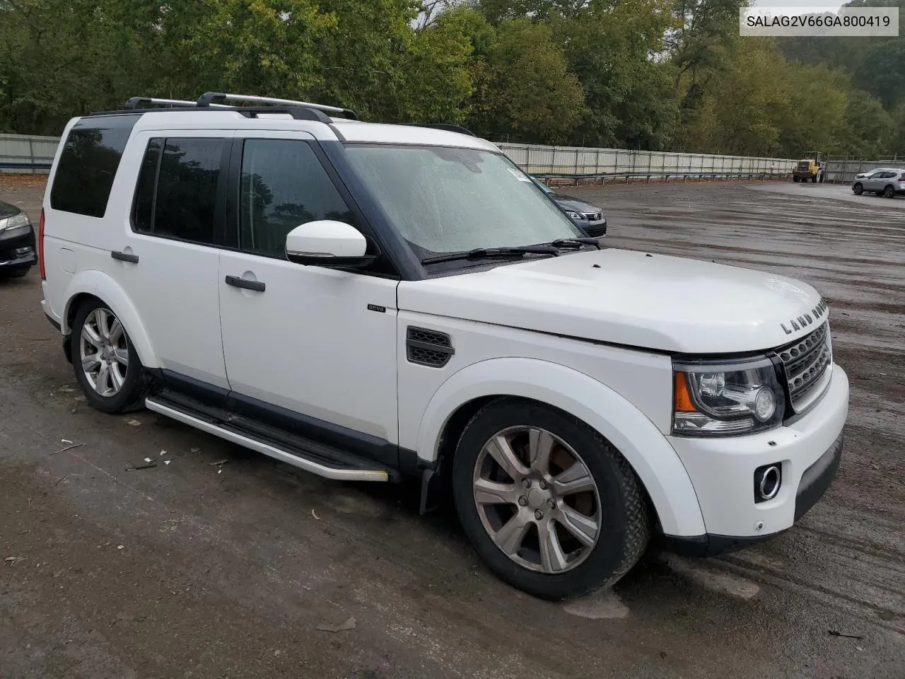 2016 Land Rover Lr4 Hse VIN: SALAG2V66GA800419 Lot: 72477584