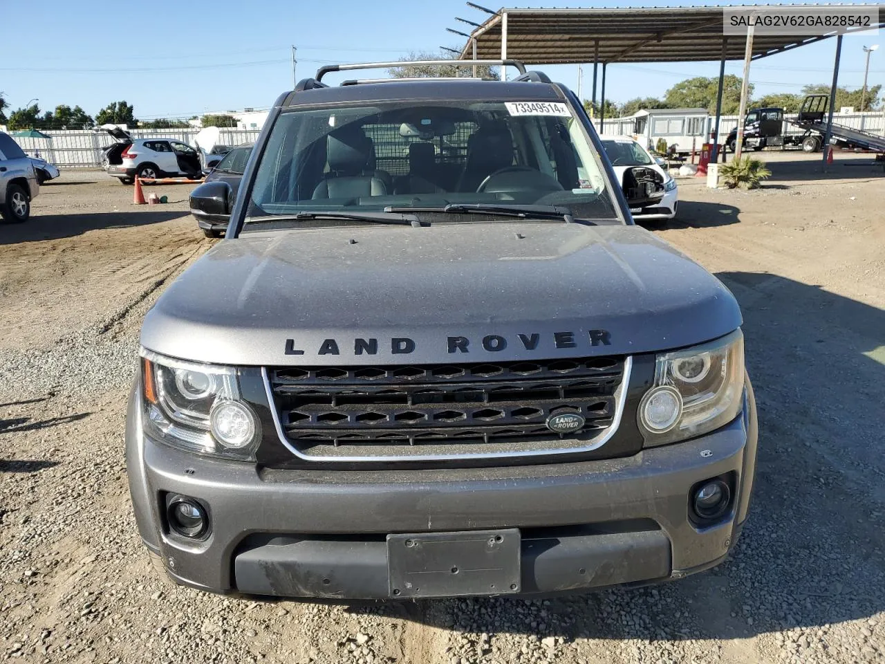 SALAG2V62GA828542 2016 Land Rover Lr4 Hse