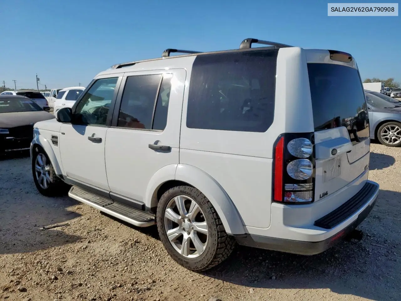 SALAG2V62GA790908 2016 Land Rover Lr4 Hse