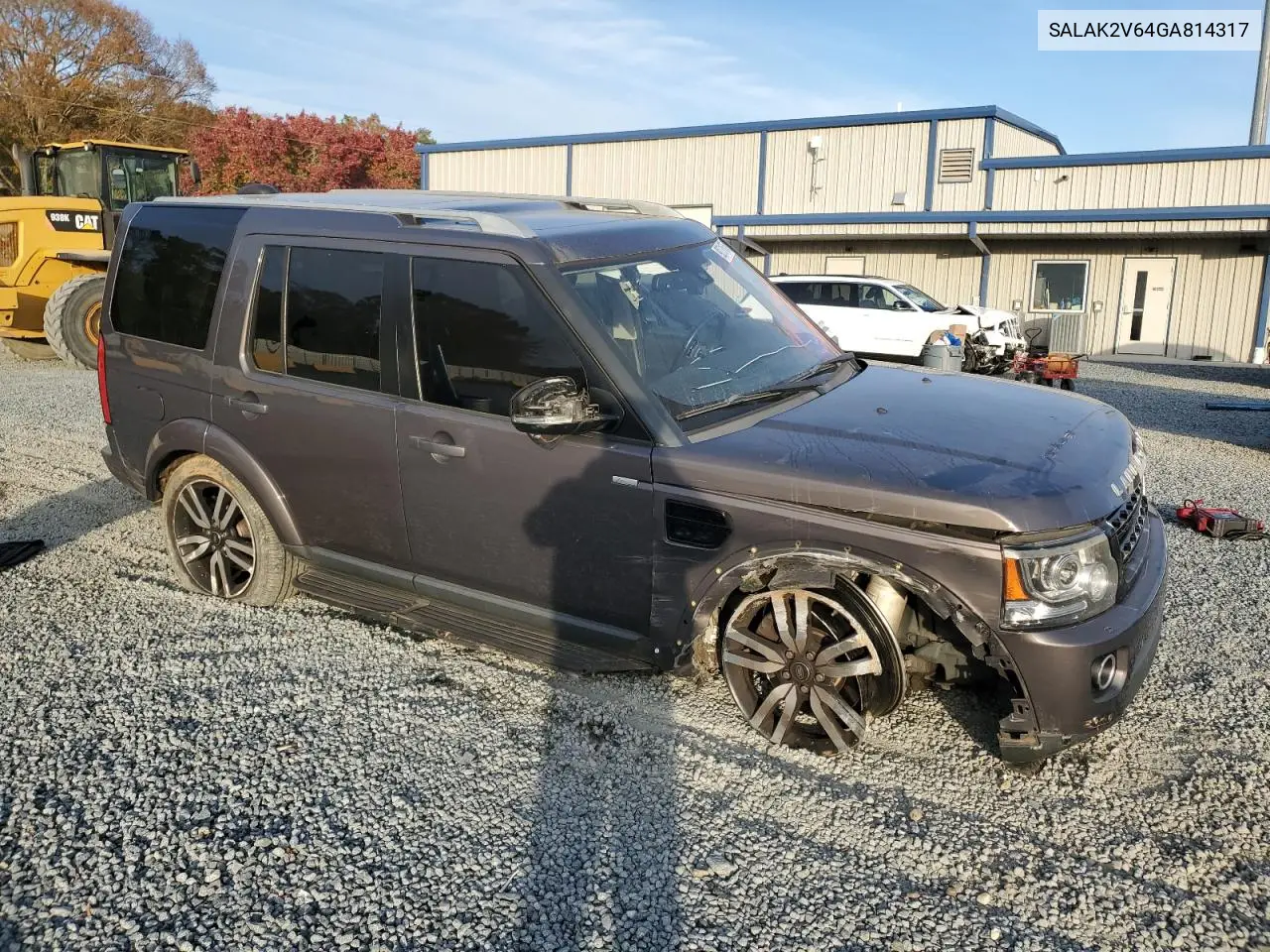 SALAK2V64GA814317 2016 Land Rover Lr4 Hse Luxury
