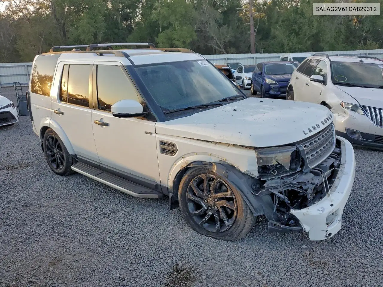 SALAG2V61GA829312 2016 Land Rover Lr4 Hse