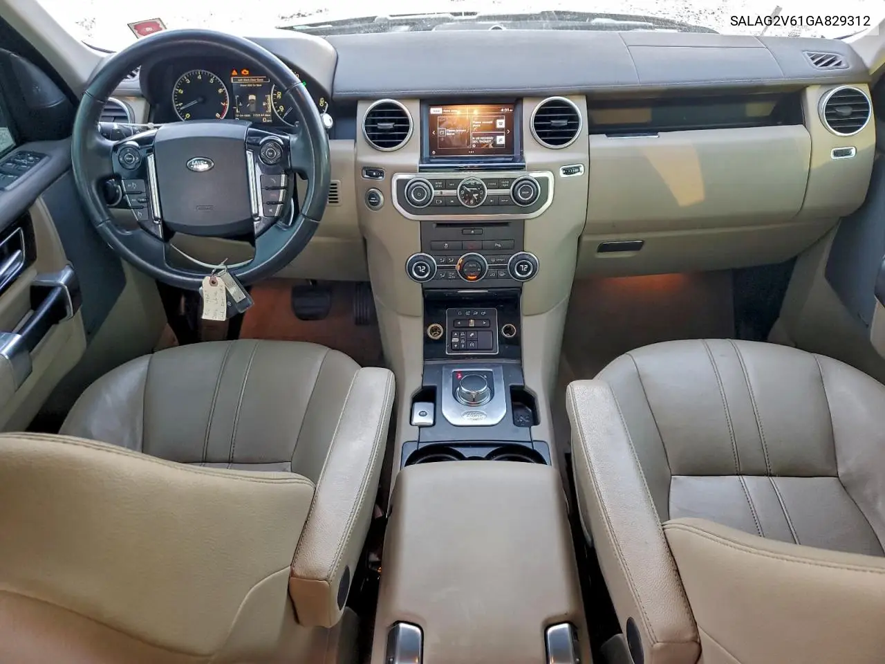 SALAG2V61GA829312 2016 Land Rover Lr4 Hse
