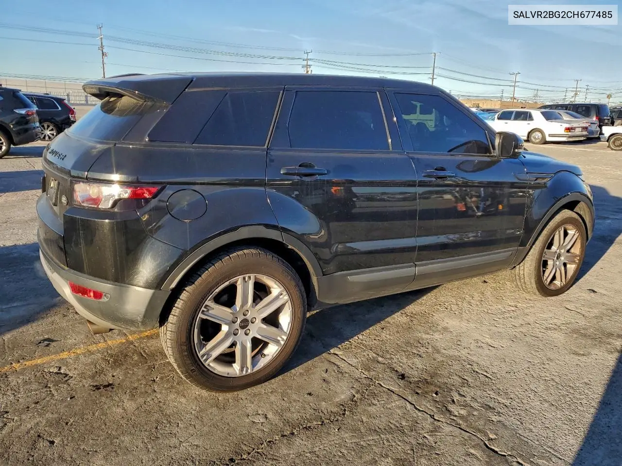 SALVR2BG2CH677485 2012 Land Rover Range Rover Evoque Pure Premium