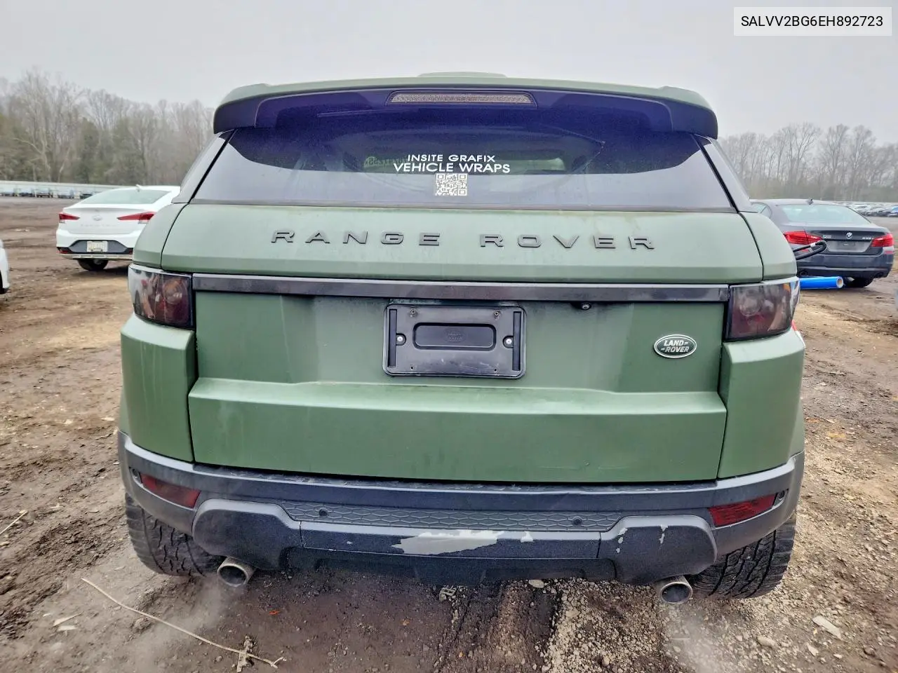 SALVV2BG6EH892723 2014 Land Rover Range Rover Evoque Prestige Premium