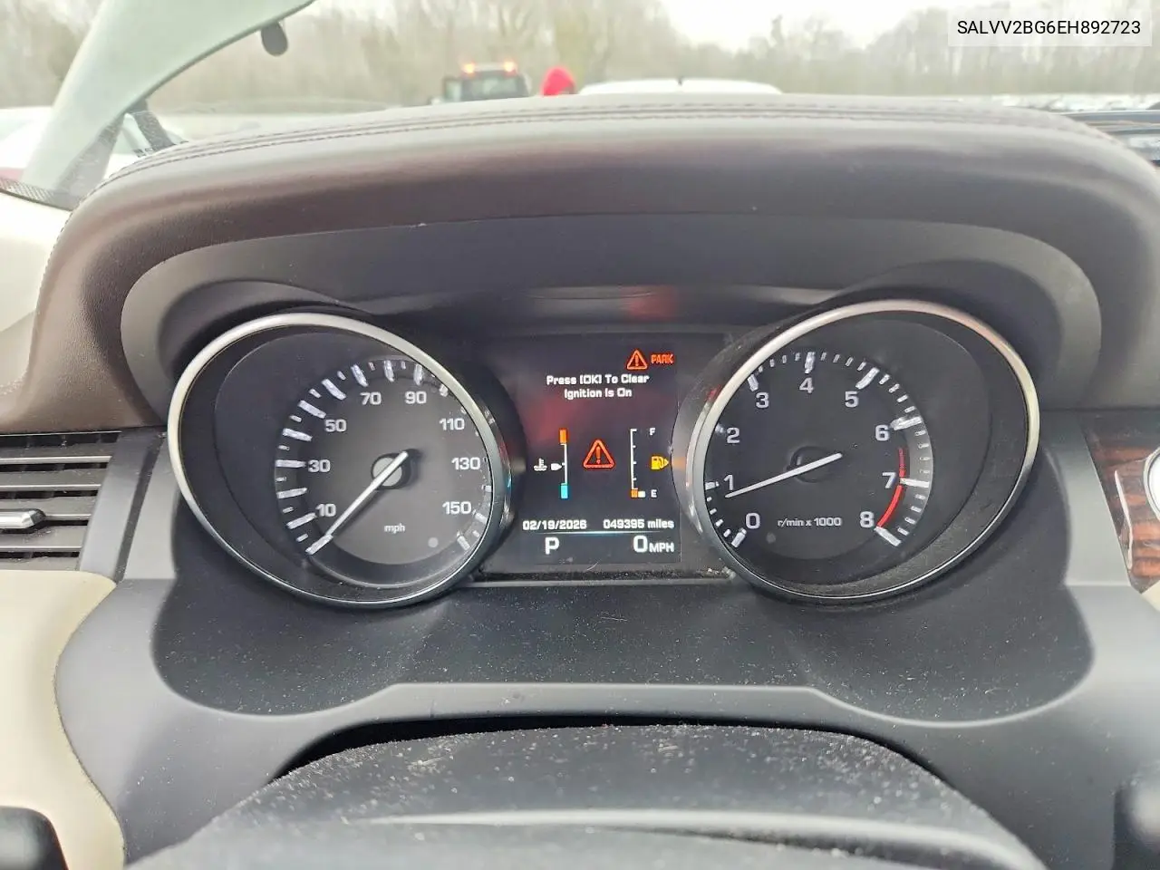 SALVV2BG6EH892723 2014 Land Rover Range Rover Evoque Prestige Premium