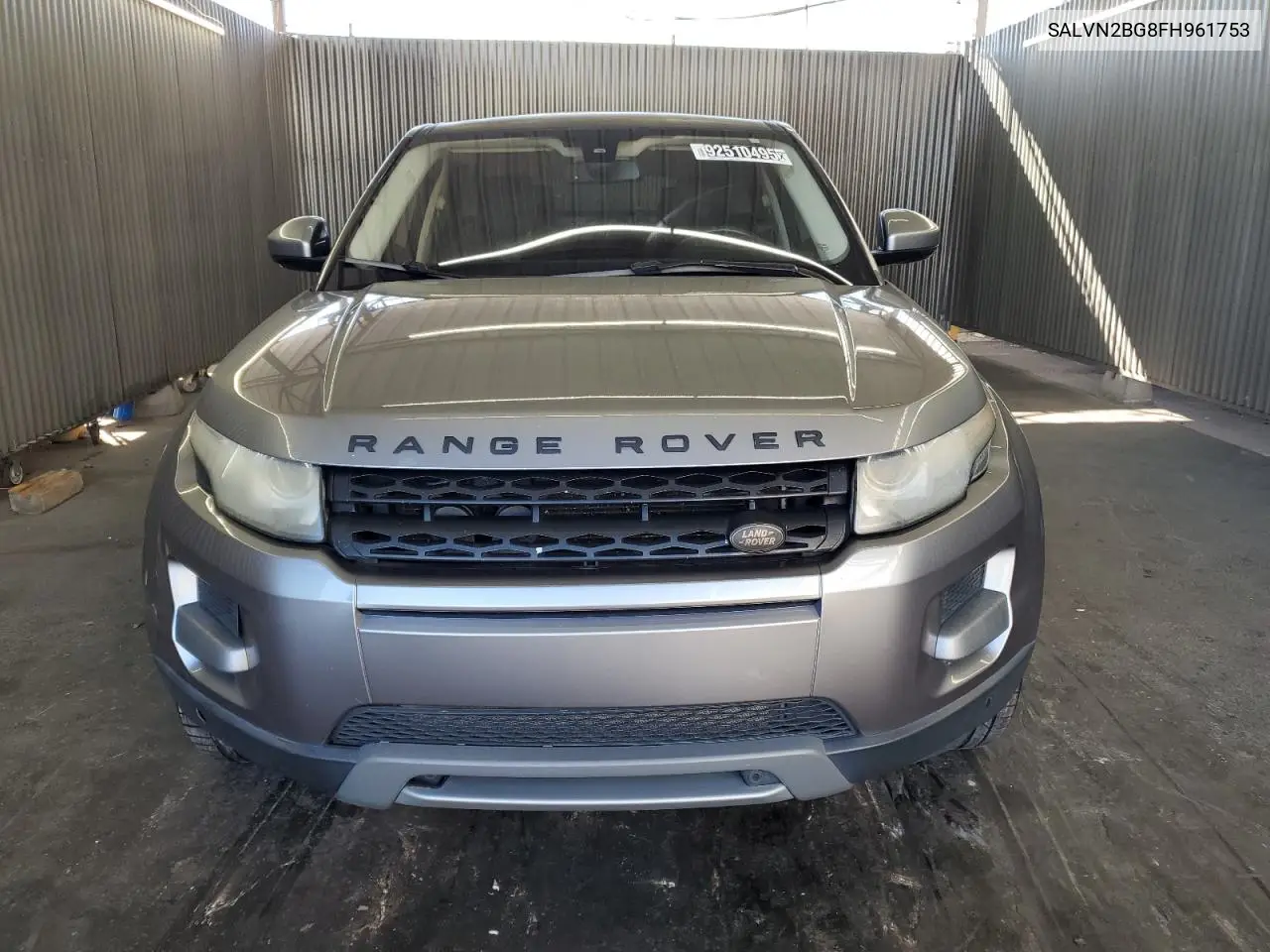 SALVN2BG8FH961753 2015 Land Rover Range Rover Evoque Pure