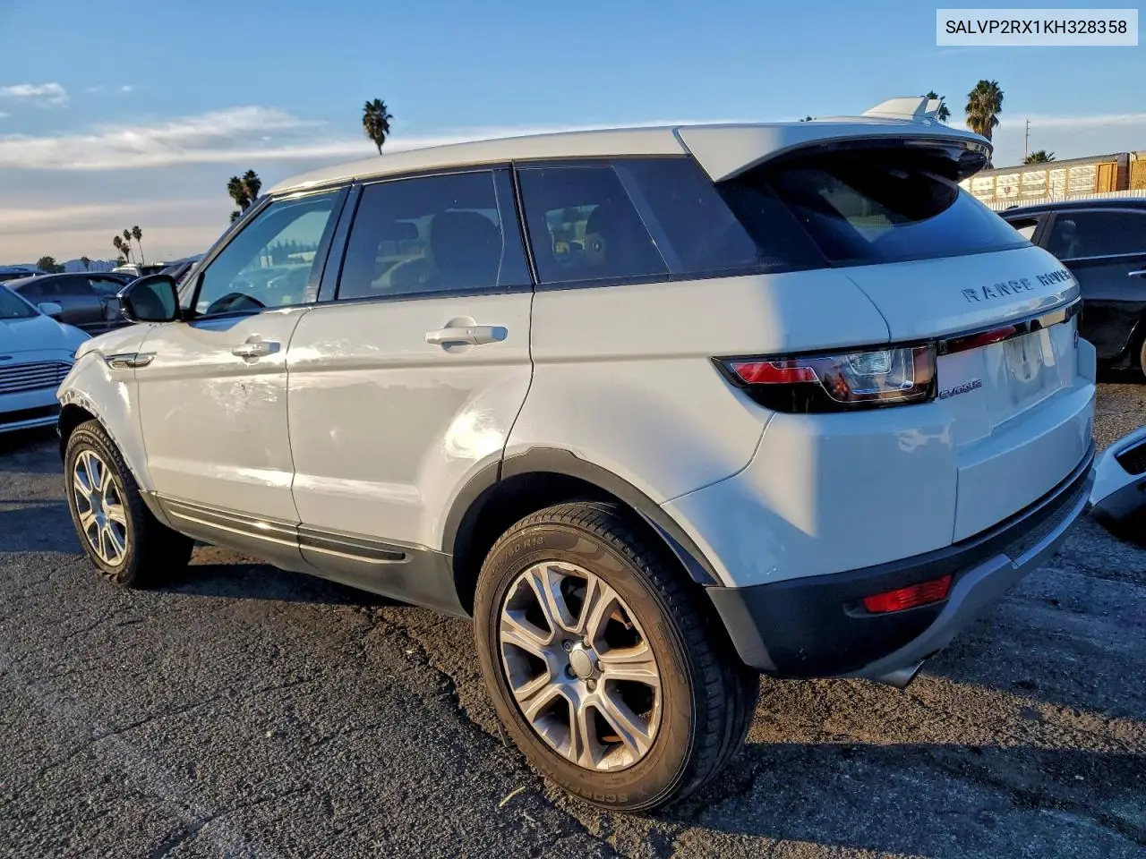SALVP2RX1KH328358 2019 Land Rover Range Rover Evoque Se