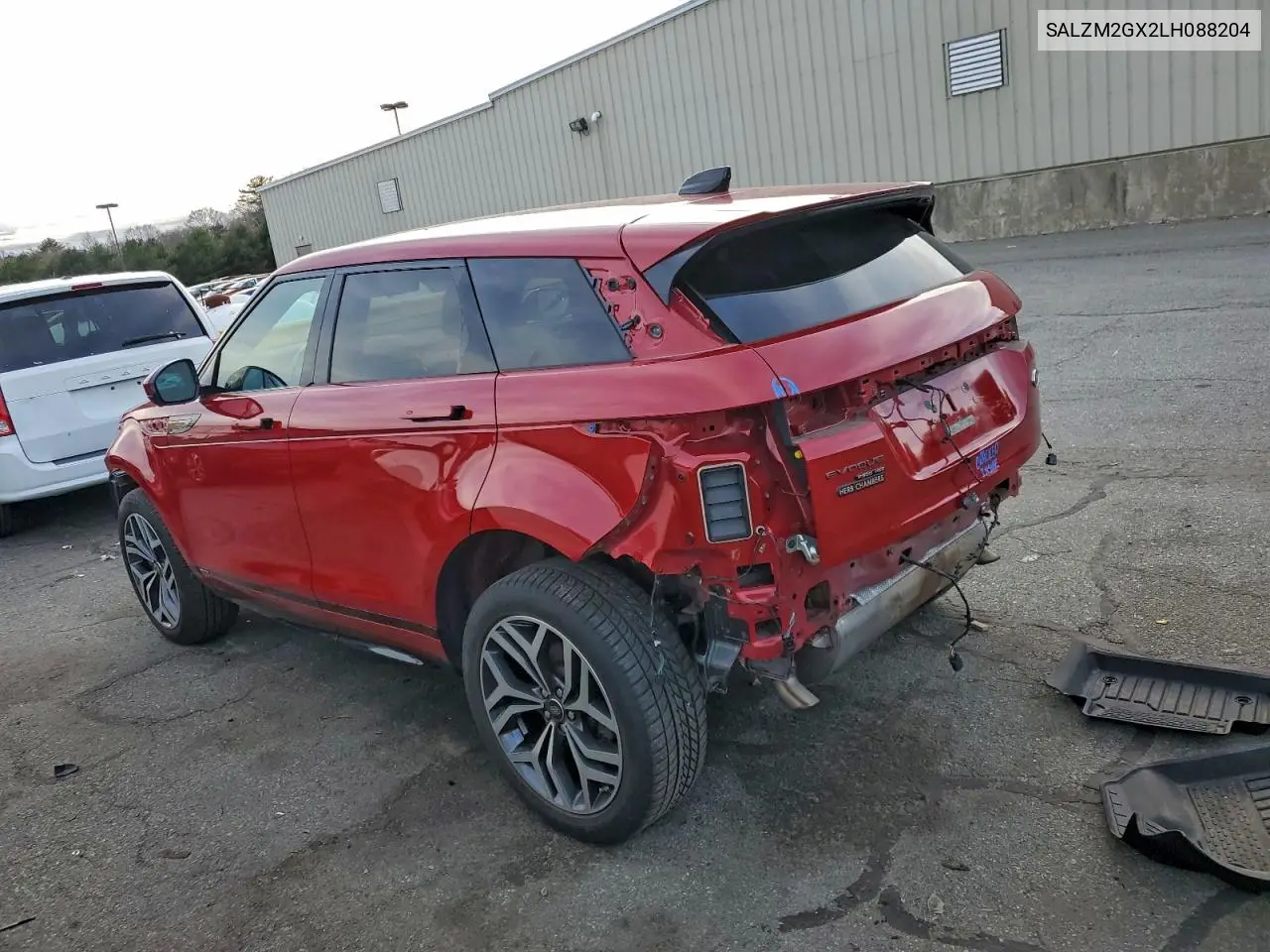 SALZM2GX2LH088204 2020 Land Rover Range Rover Evoque Hse