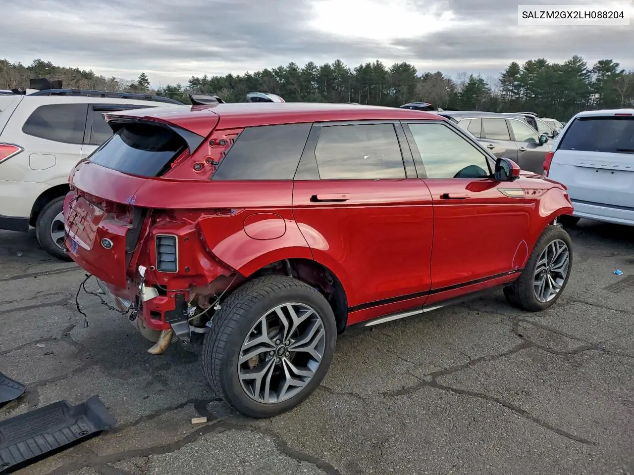 SALZM2GX2LH088204 2020 Land Rover Range Rover Evoque Hse