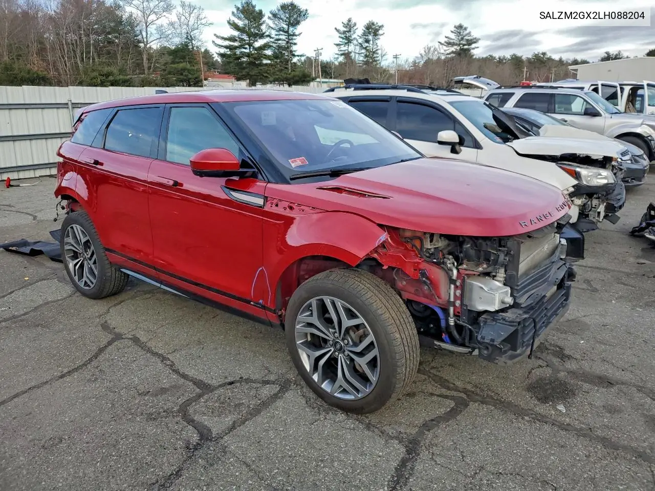 SALZM2GX2LH088204 2020 Land Rover Range Rover Evoque Hse
