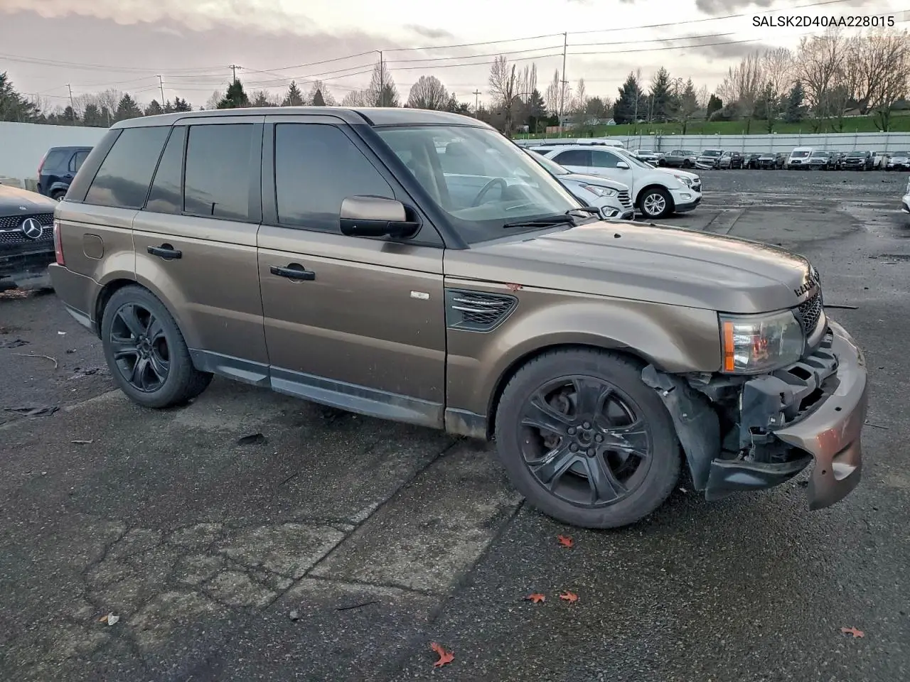 SALSK2D40AA228015 2010 Land Rover Range Rover Sport Lux