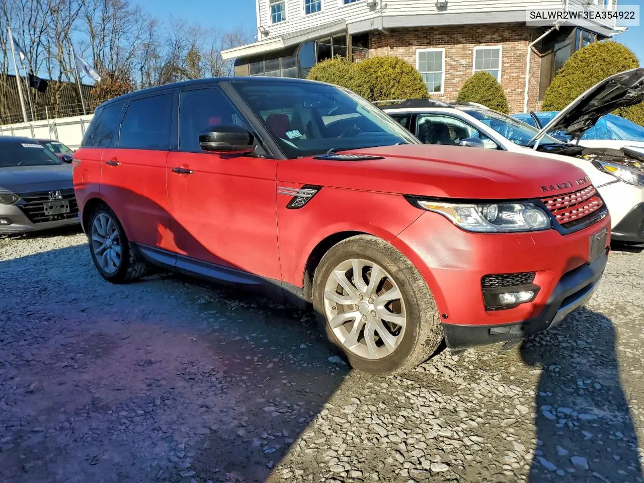 SALWR2WF3EA354922 2014 Land Rover Range Rover Sport Hse