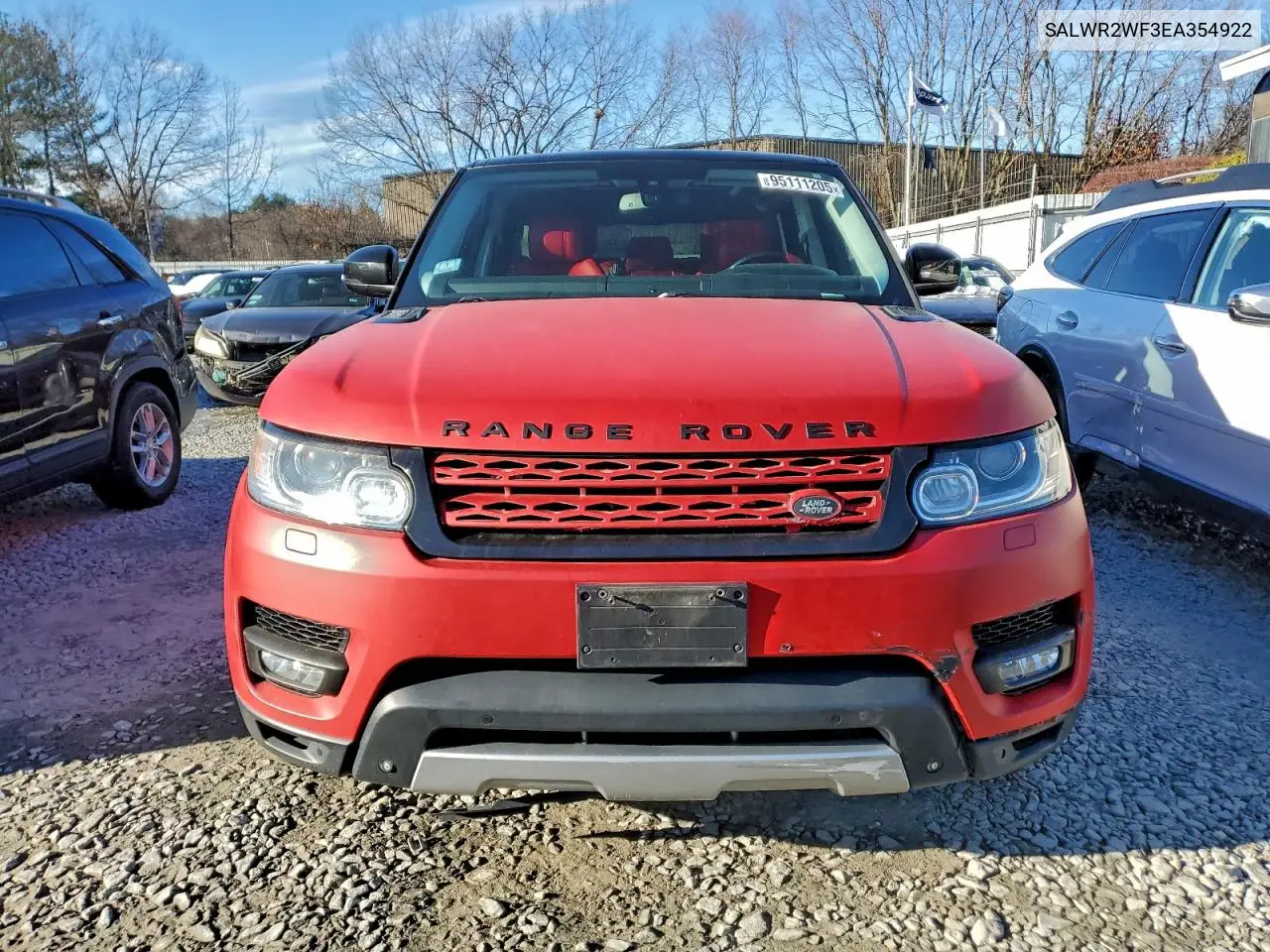 SALWR2WF3EA354922 2014 Land Rover Range Rover Sport Hse