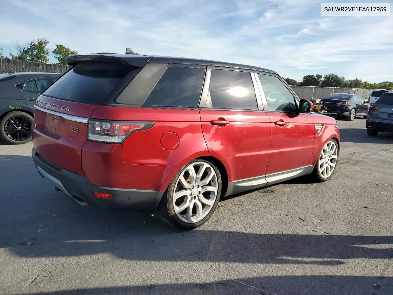 SALWR2VF1FA617959 2015 Land Rover Range Rover Sport Hse