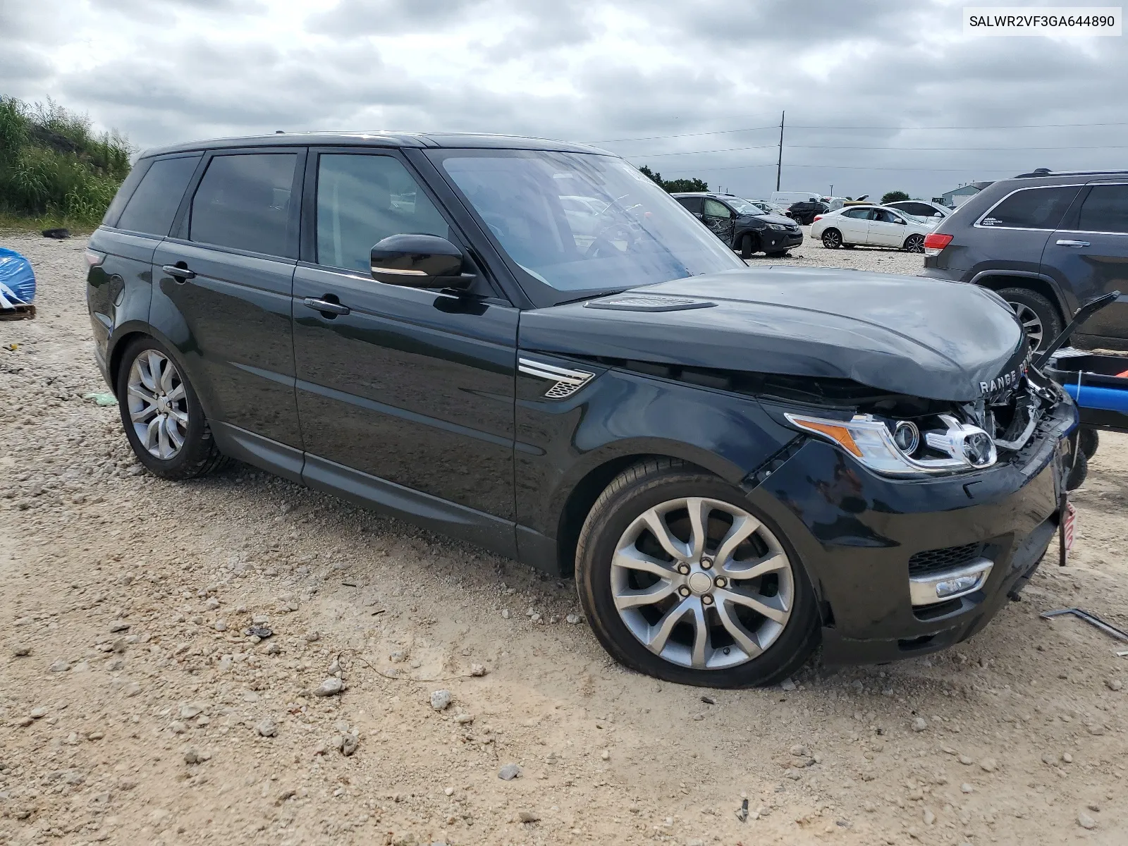 2016 Land Rover Range Rover Sport Hse VIN: SALWR2VF3GA644890 Lot: 64808544