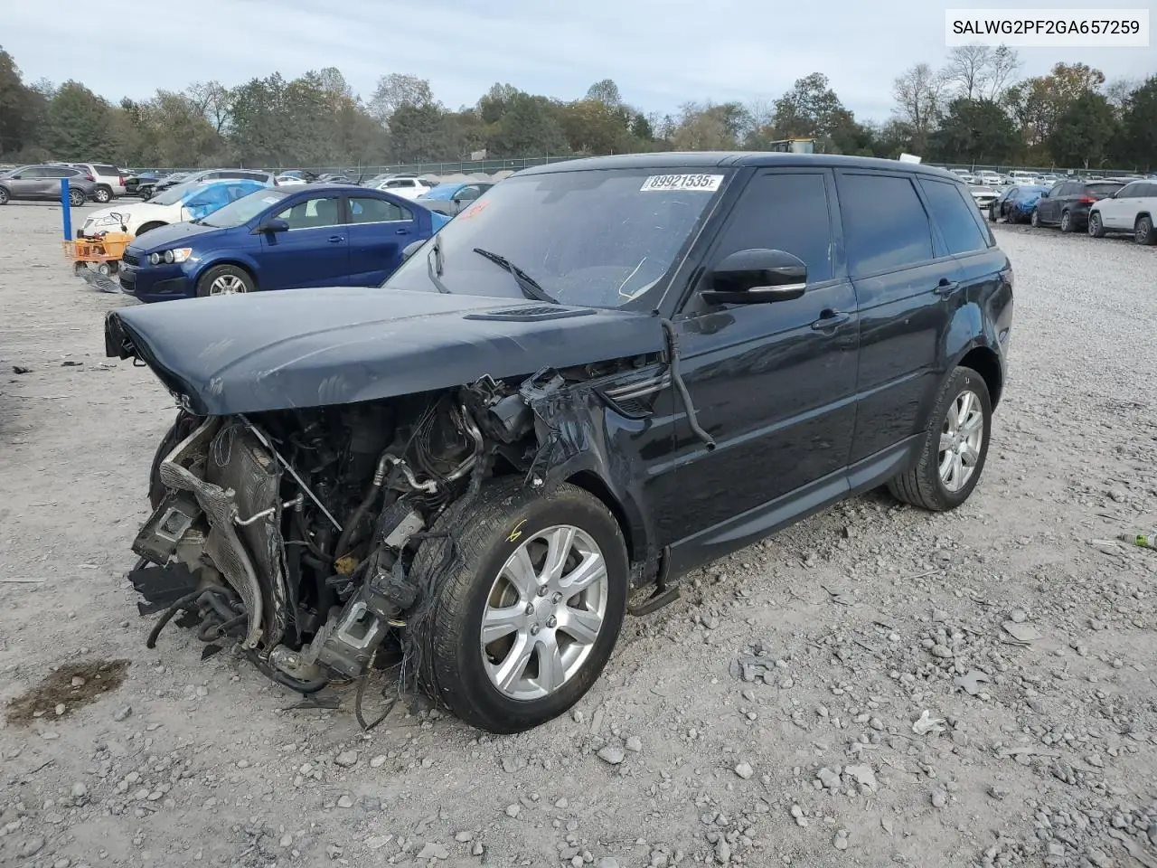 SALWG2PF2GA657259 2016 Land Rover Range Rover Sport Se