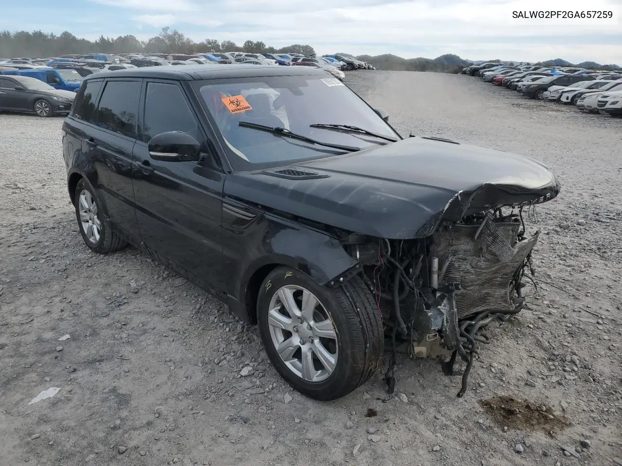 SALWG2PF2GA657259 2016 Land Rover Range Rover Sport Se