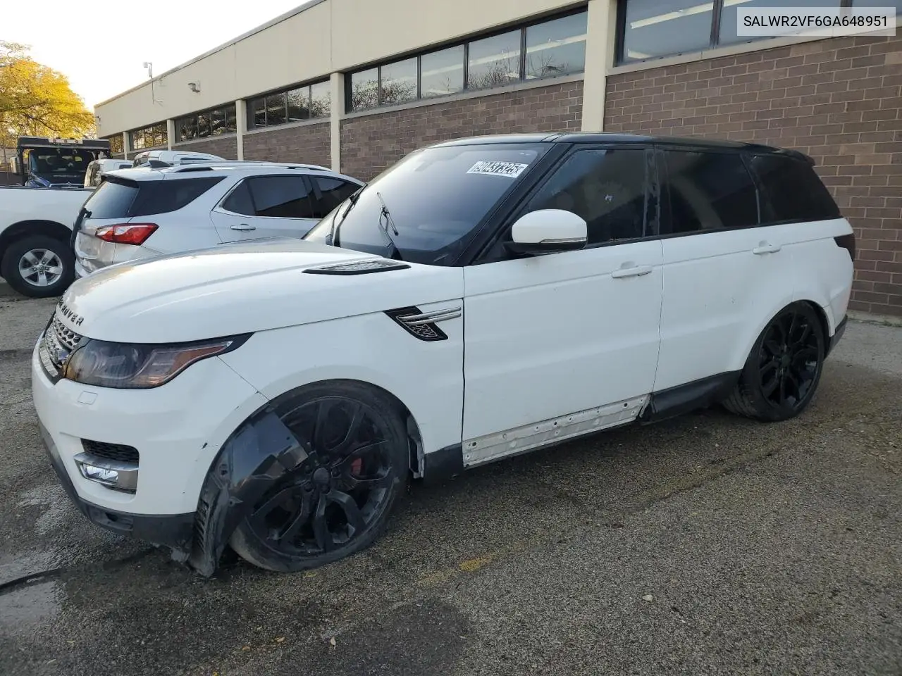 SALWR2VF6GA648951 2016 Land Rover Range Rover Sport Hse