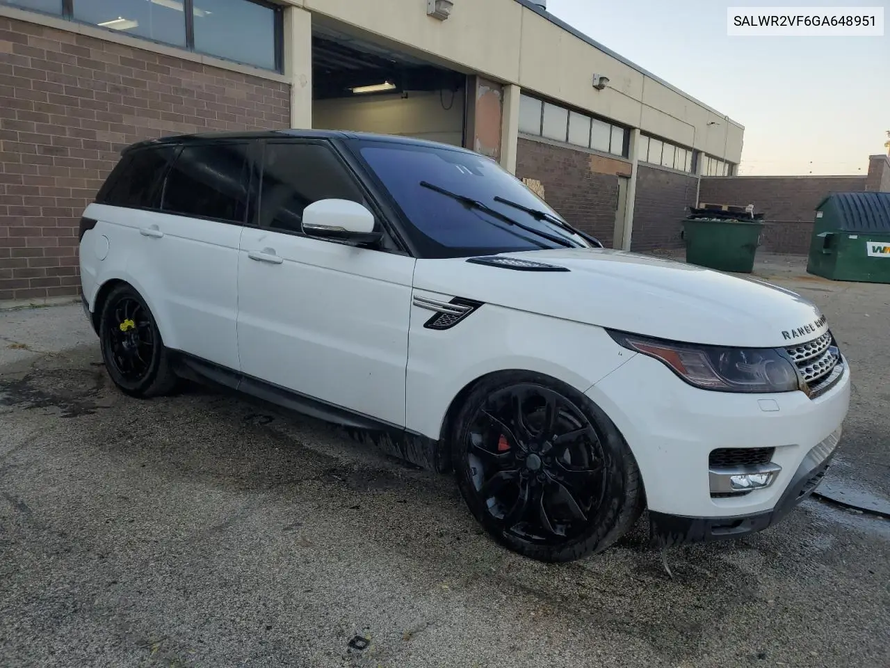 SALWR2VF6GA648951 2016 Land Rover Range Rover Sport Hse